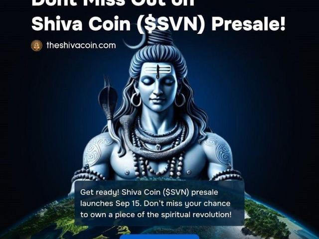 Mark Your Calendars – Shiva Coin ($SVN) Presale Sept 15!