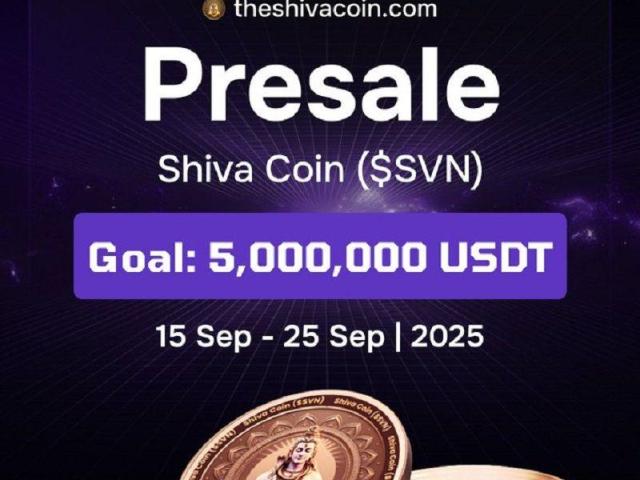 TheShivaCoin: Unlock Prosperity with Sept 15 First Presale